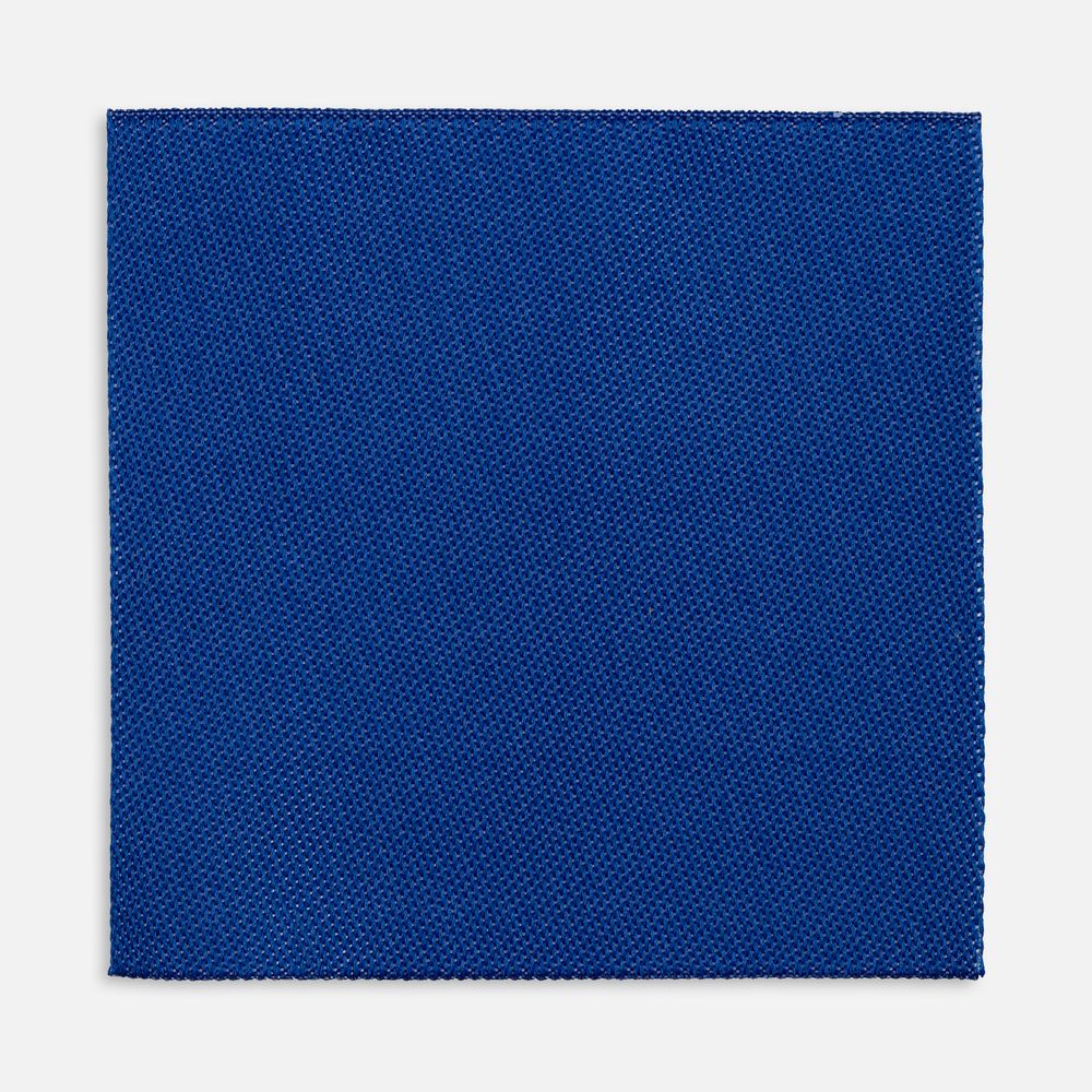 Лейбл тканевый Epsilon, L, синий с логотипом