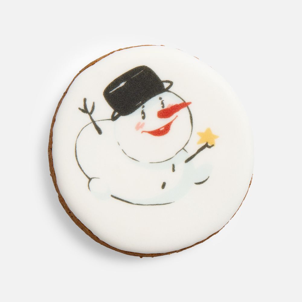 Печенье имбирное «Снеговик» Печенье имбирное «Снеговик»