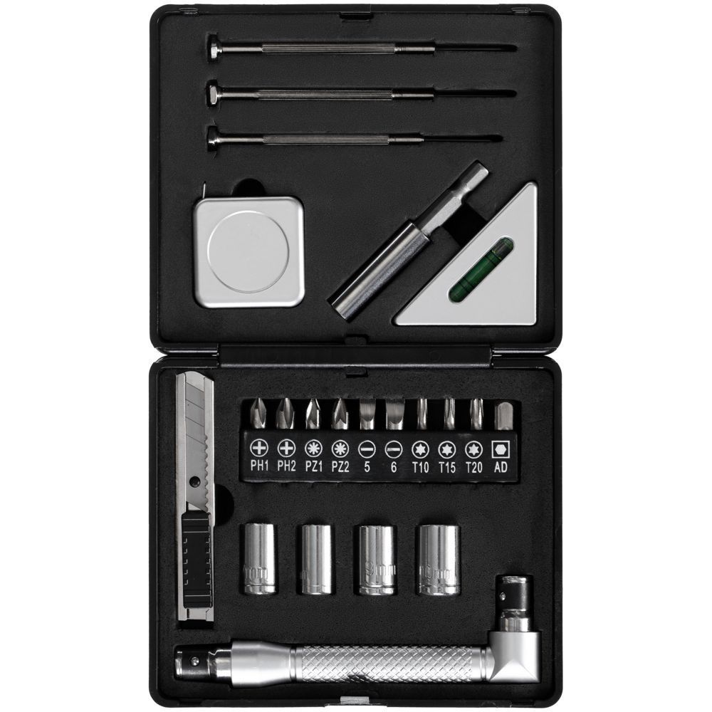 Инструменты с печатью логотипа. Набор инструментов Terraform по цене 1 395 ₽ руб. (артикул 63048.30) Набор инструментов Terraform, черный