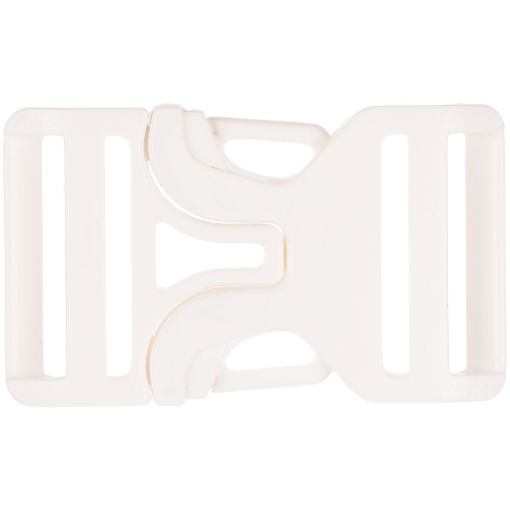 Застежка-пряжка Fibbia, белая с логотипом