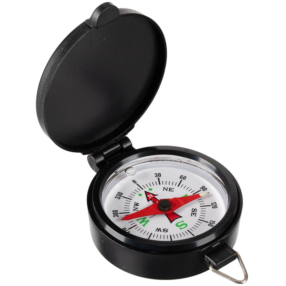 Компас Turisti, черный с логотипом