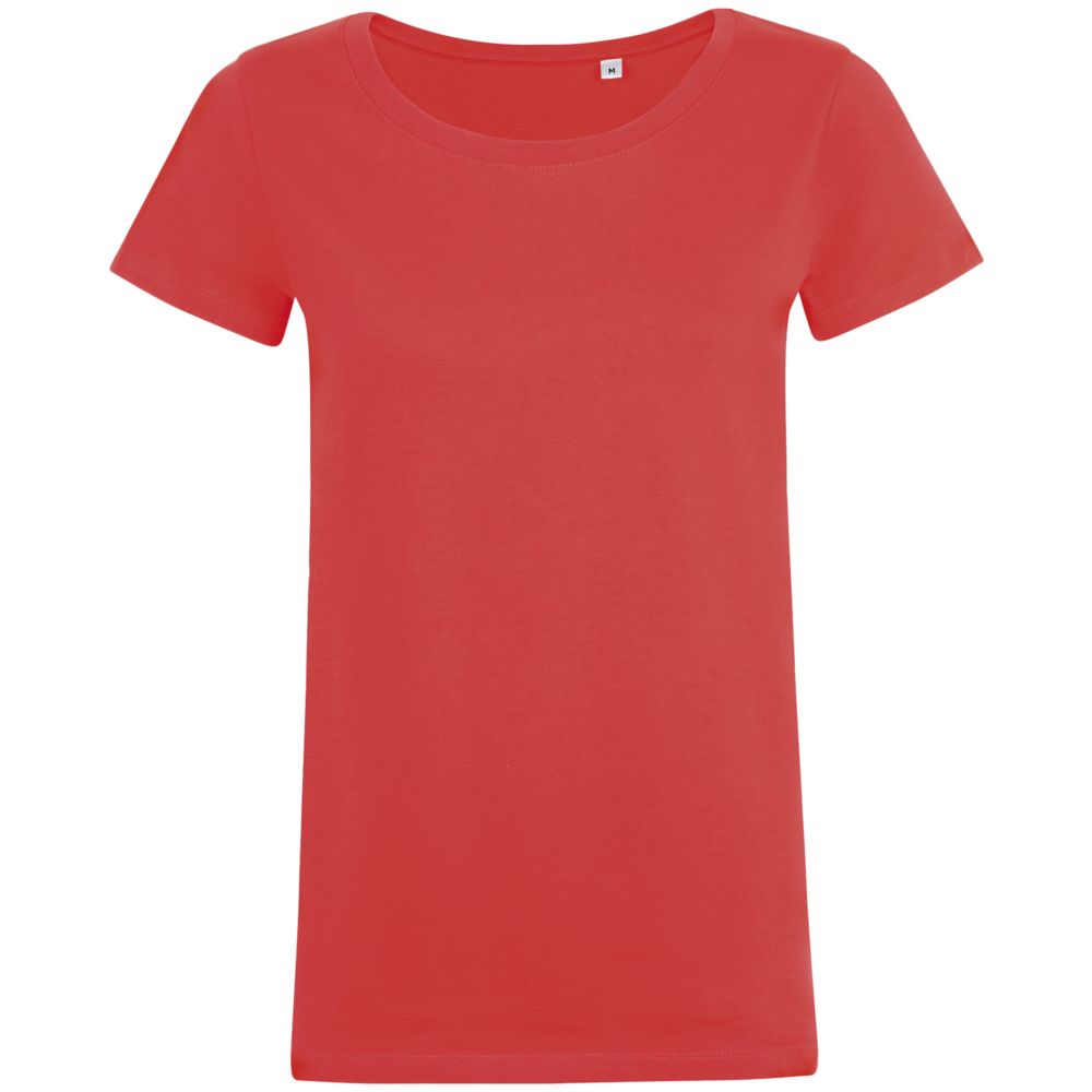 Футболка женская Mia, красная с логотипом