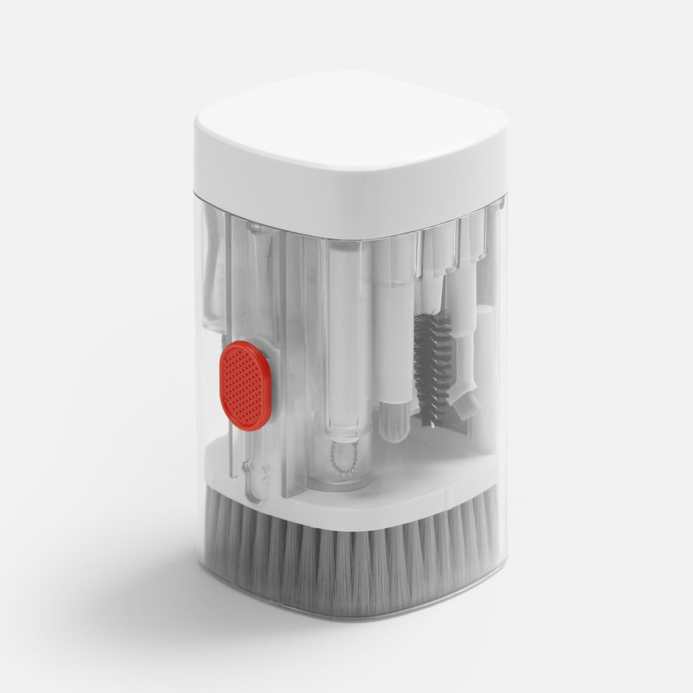 Набор для ухода за гаджетами Pinzell, белый с логотипом