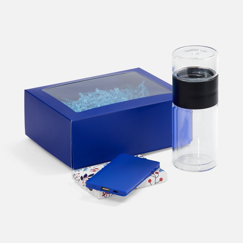 Набор Invigo, синий с логотипом