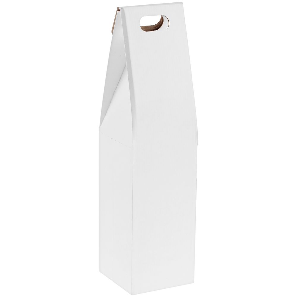 Коробка для бутылки Vinci, белая с логотипом