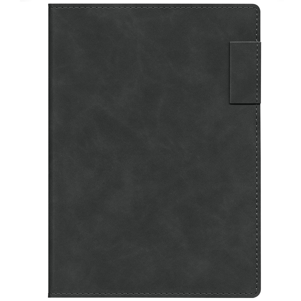 Ежедневник Lable Touch, недатированный, черный с логотипом