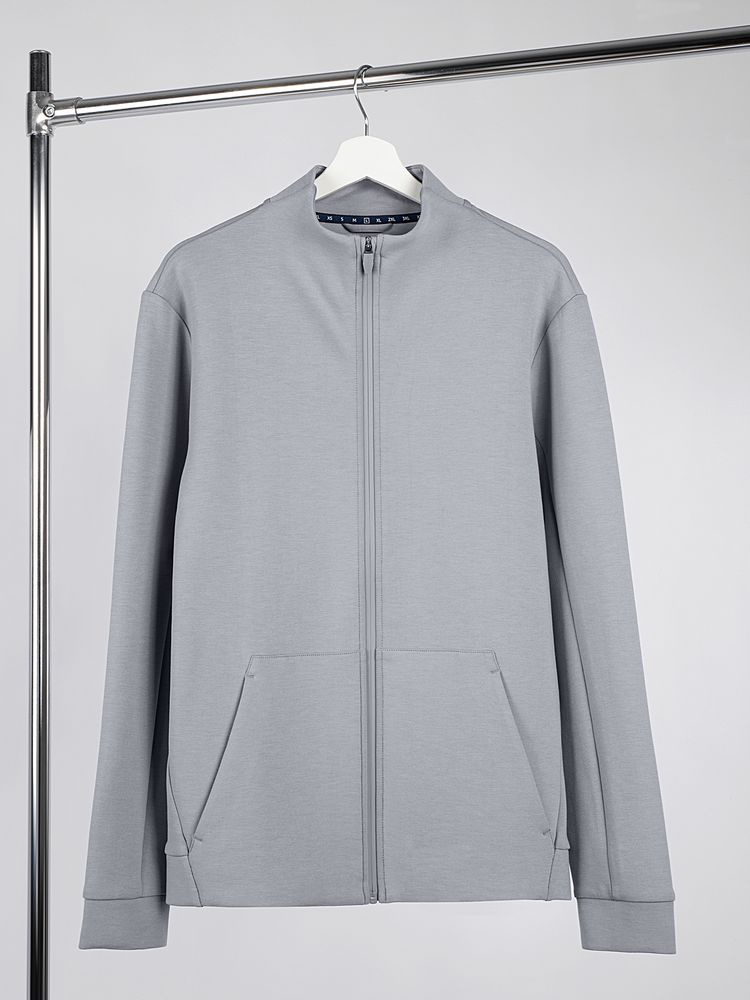 Куртка мужская Lovi, серая с логотипом