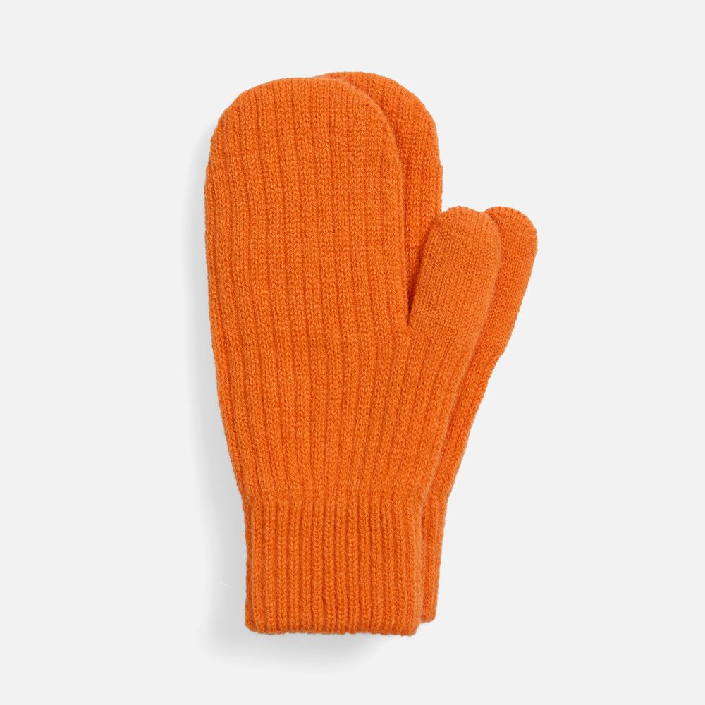 Варежки HappyGo, оранжевые с логотипом
