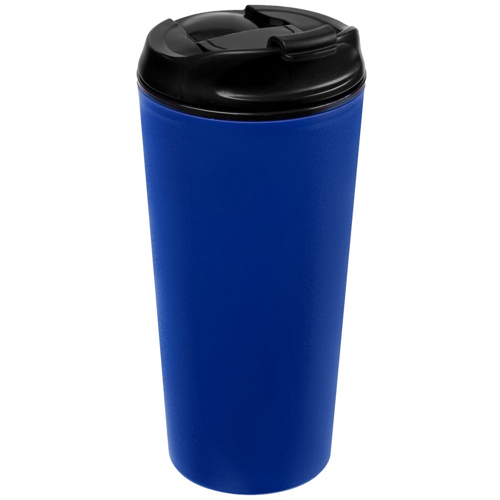 Термостакан Edda, синий с логотипом