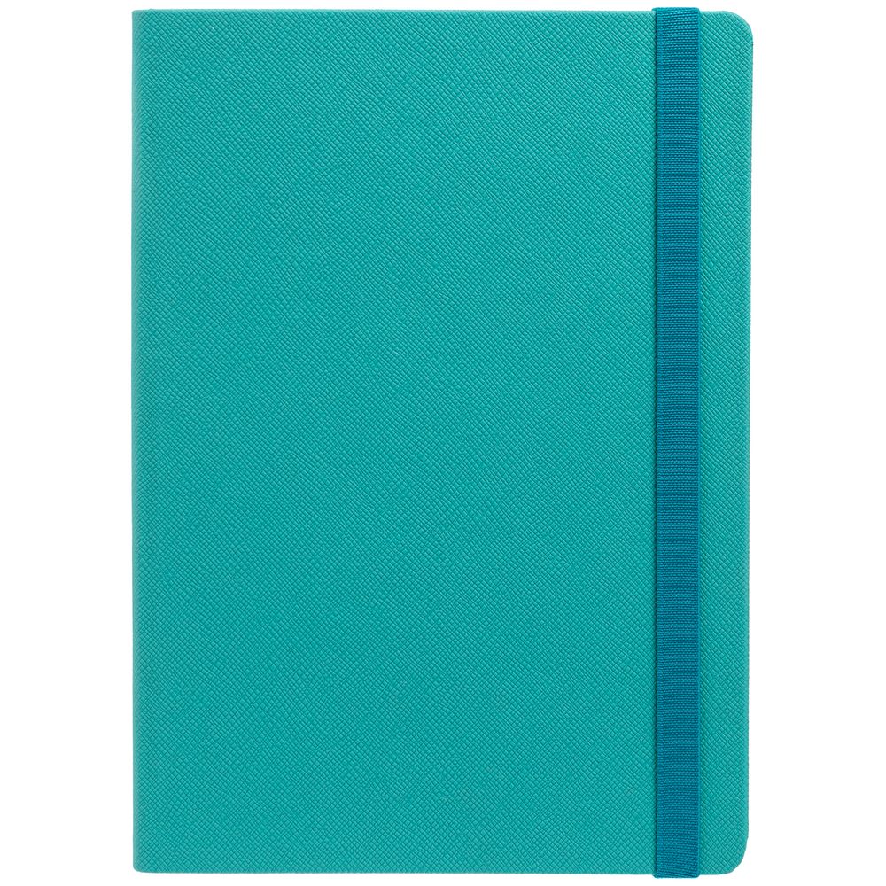 Ежедневник Must, датированный, бирюзовый с логотипом