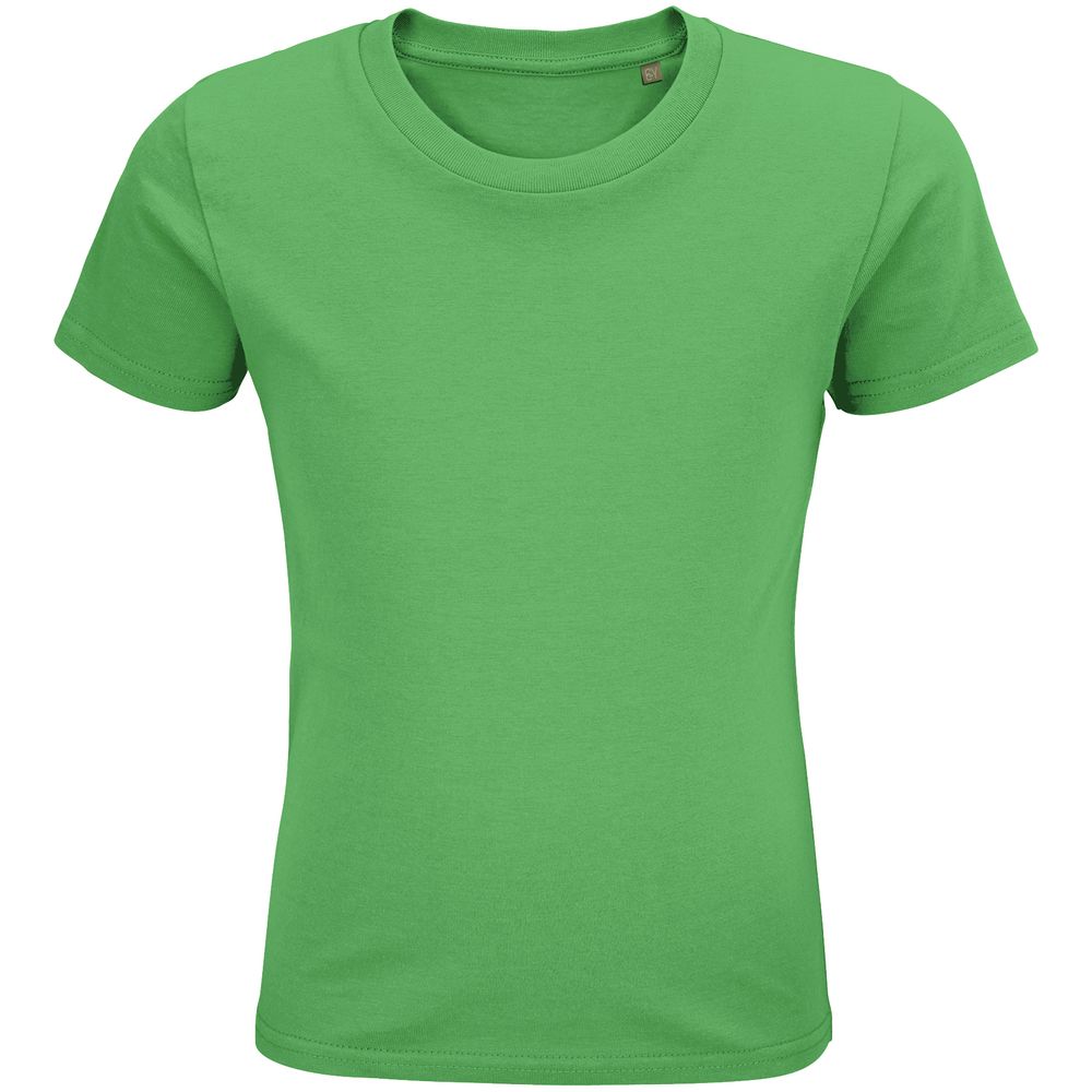 Футболка детская Pioneer Kids, ярко-зеленая с логотипом