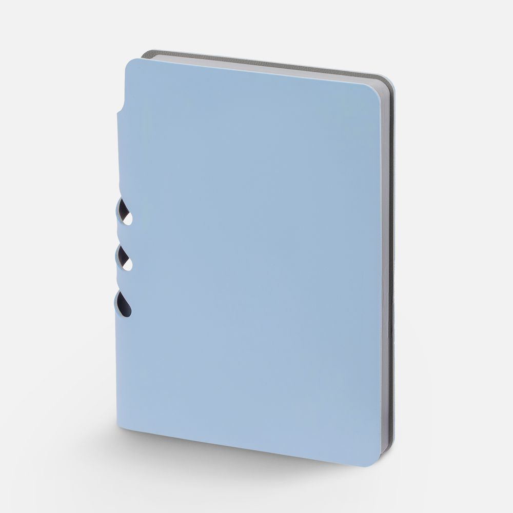 Ежедневник Flexpen Mini, недатированный, голубой с логотипом