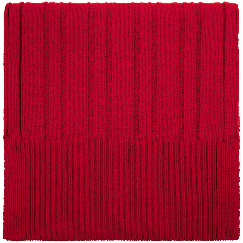 Шарфы с печатью логотипа. Шарф Knit Beat по цене 921 ₽ руб. (артикул 19892.50) Шарф Knit Beat, красный