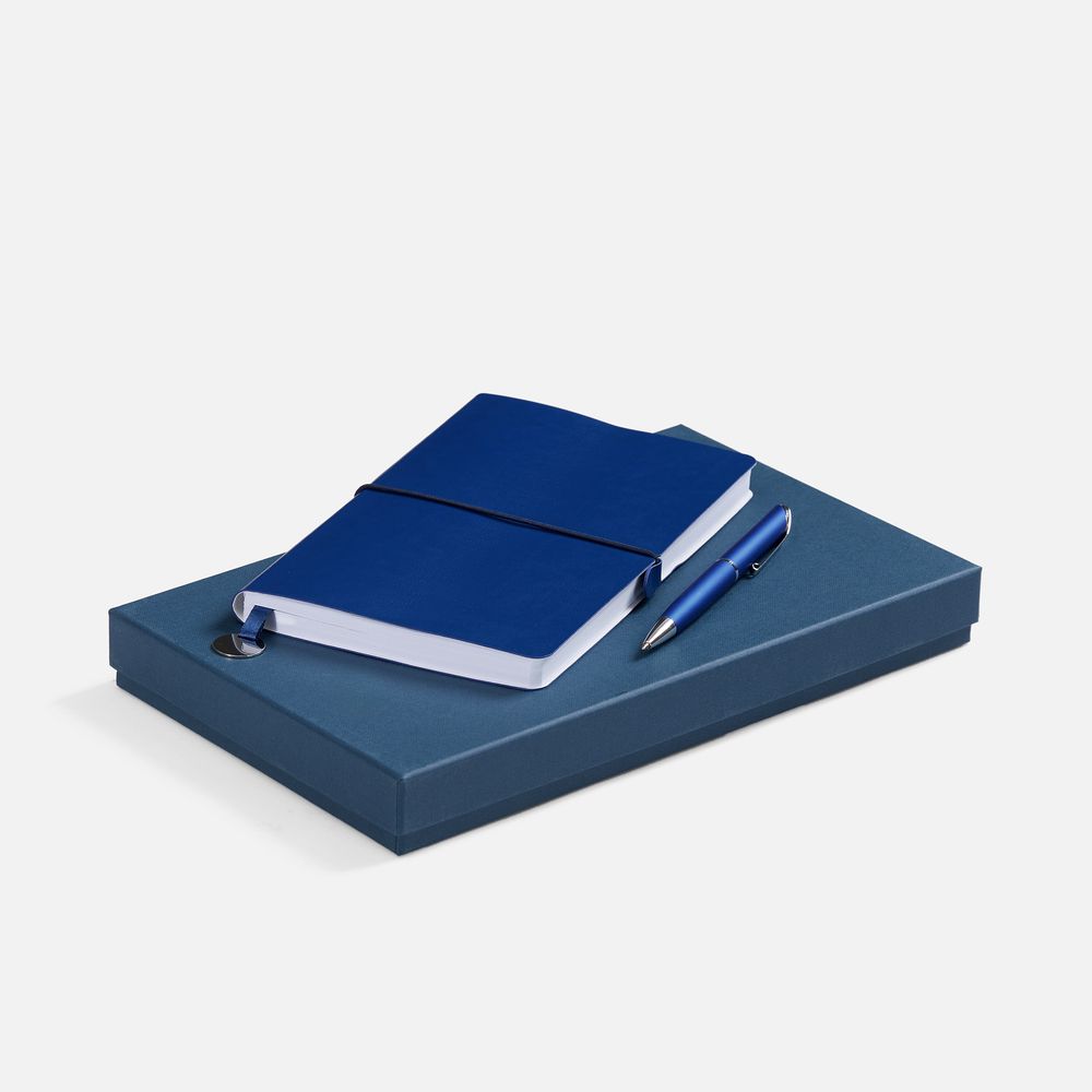 Набор Waltz, синий с логотипом