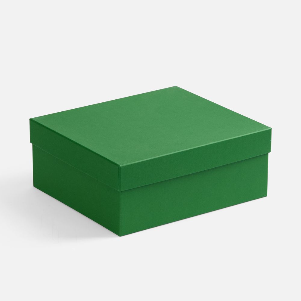 Коробка Recollection, зеленая с логотипом