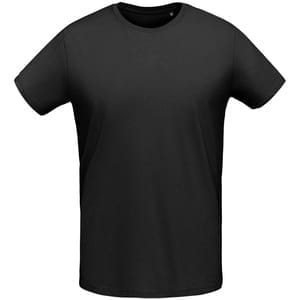 Футболка мужская Martin Men, черная с логотипом