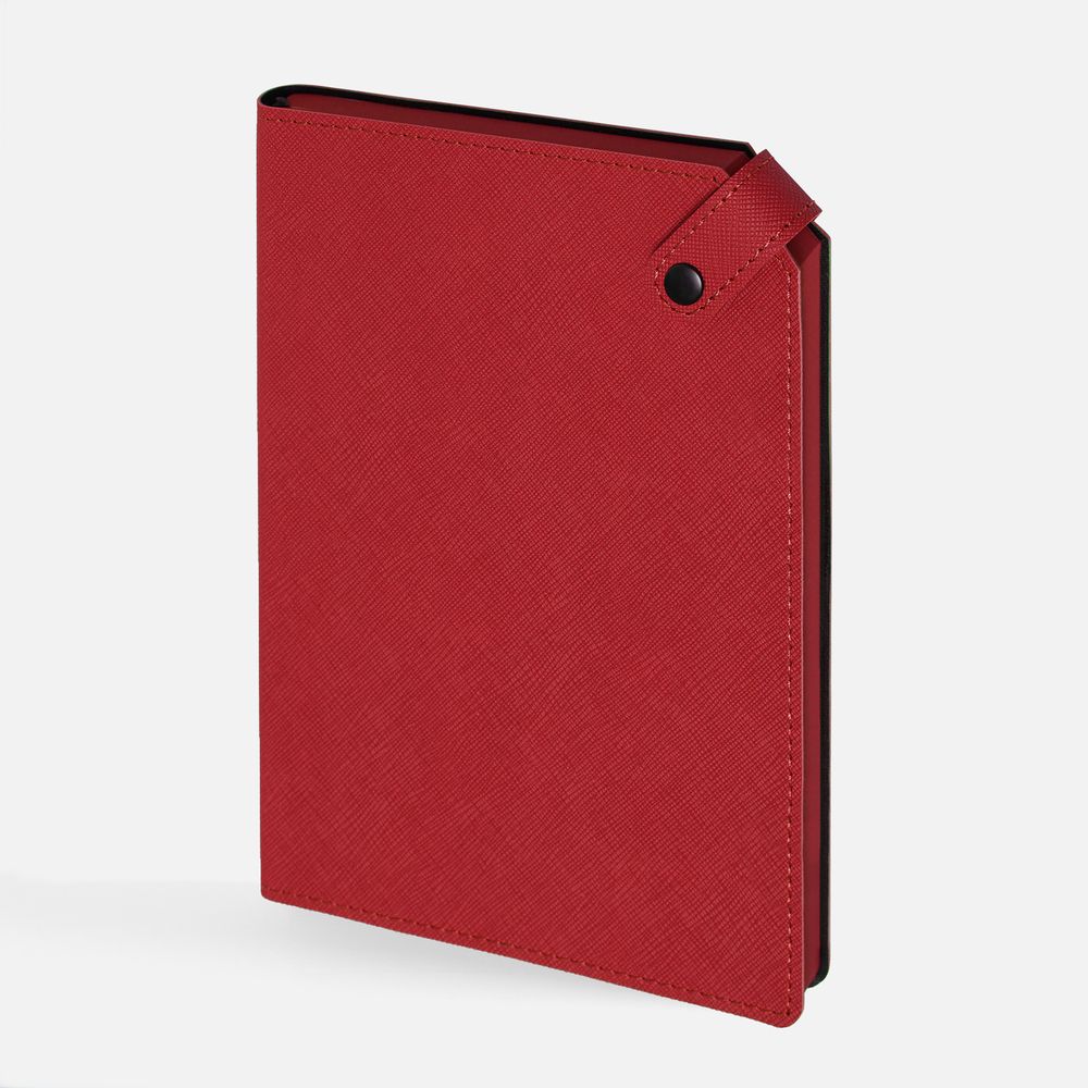 Ежедневник Espresso, недатированный, красный с логотипом