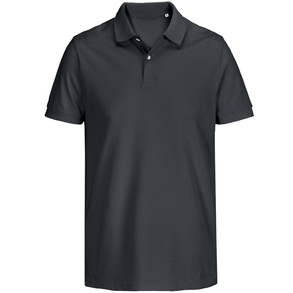 Рубашка поло женская Pacific Women, темно-серая (графит) с логотипом