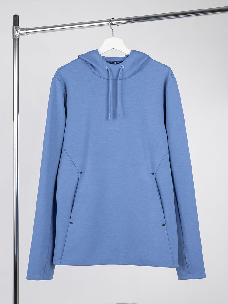 Худи унисекс Begi, синее с логотипом