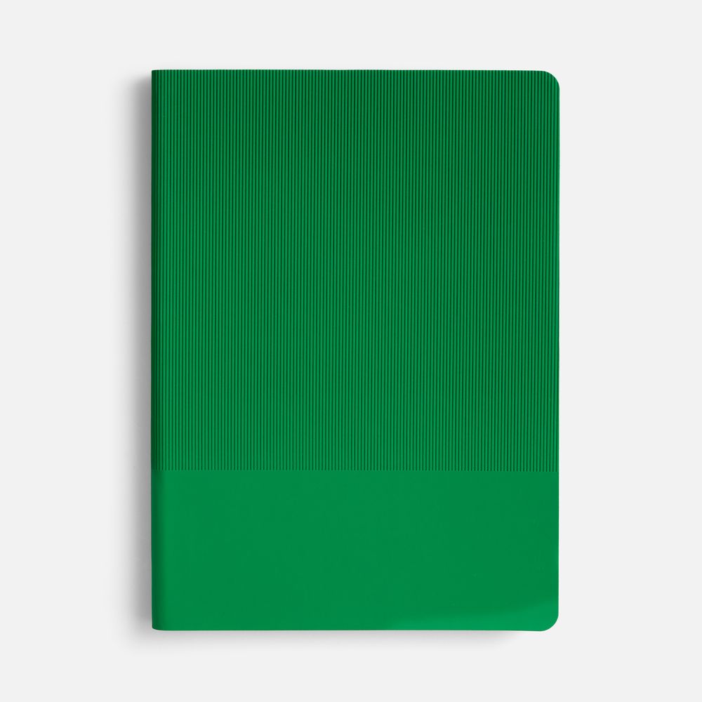 Ежедневник Vale New, недатированный, зеленый с логотипом