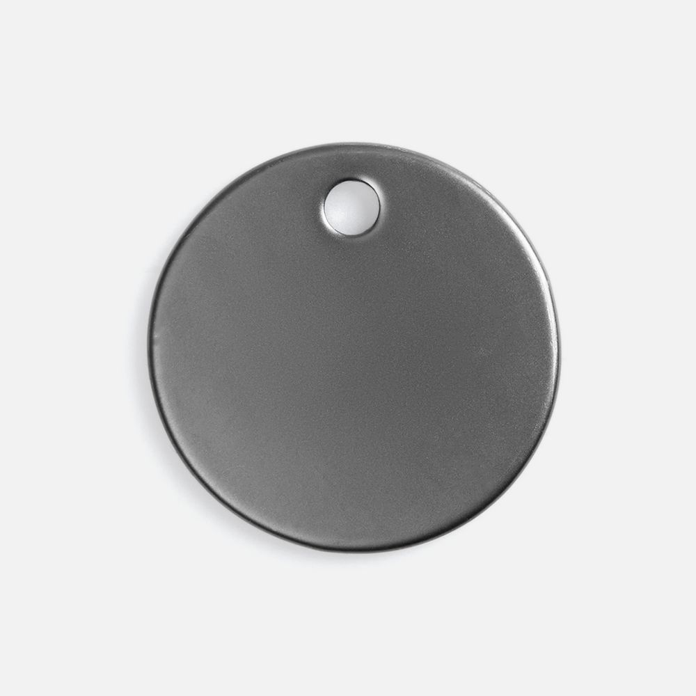 Шильдик металлический Alfa Sirkel, серый металлик с логотипом