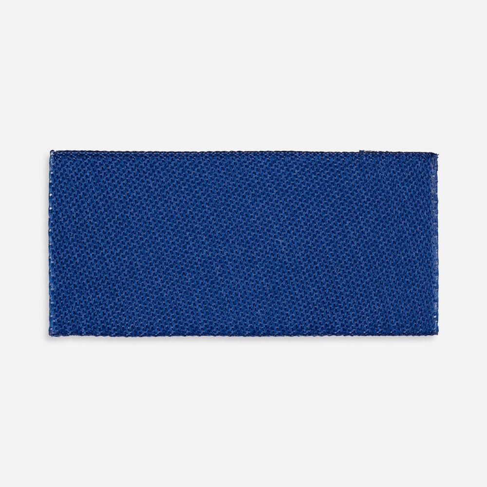 Лейбл тканевый Epsilon, XXS, синий с логотипом