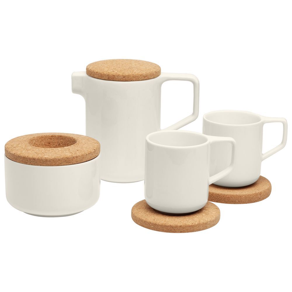 Чайные наборы с печатью логотипа. Набор Riposo на 2 персоны по цене 4 985 ₽ руб. (артикул 55557.22) Набор Riposo на 2 персоны, большой