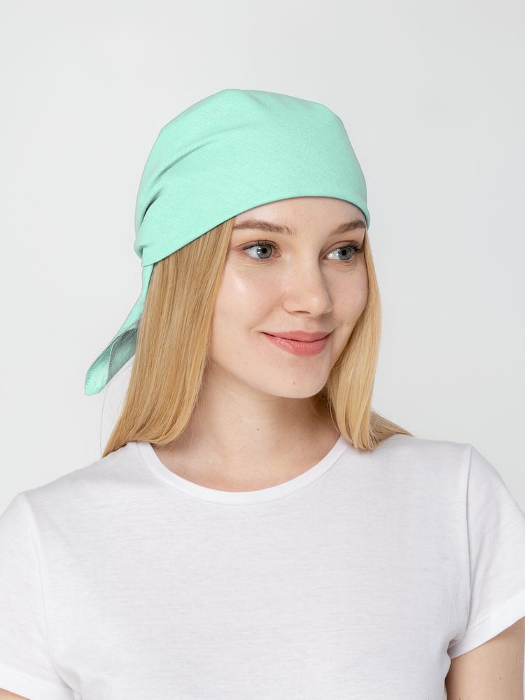 Бандана Overhead, светло-бирюзовая с логотипом