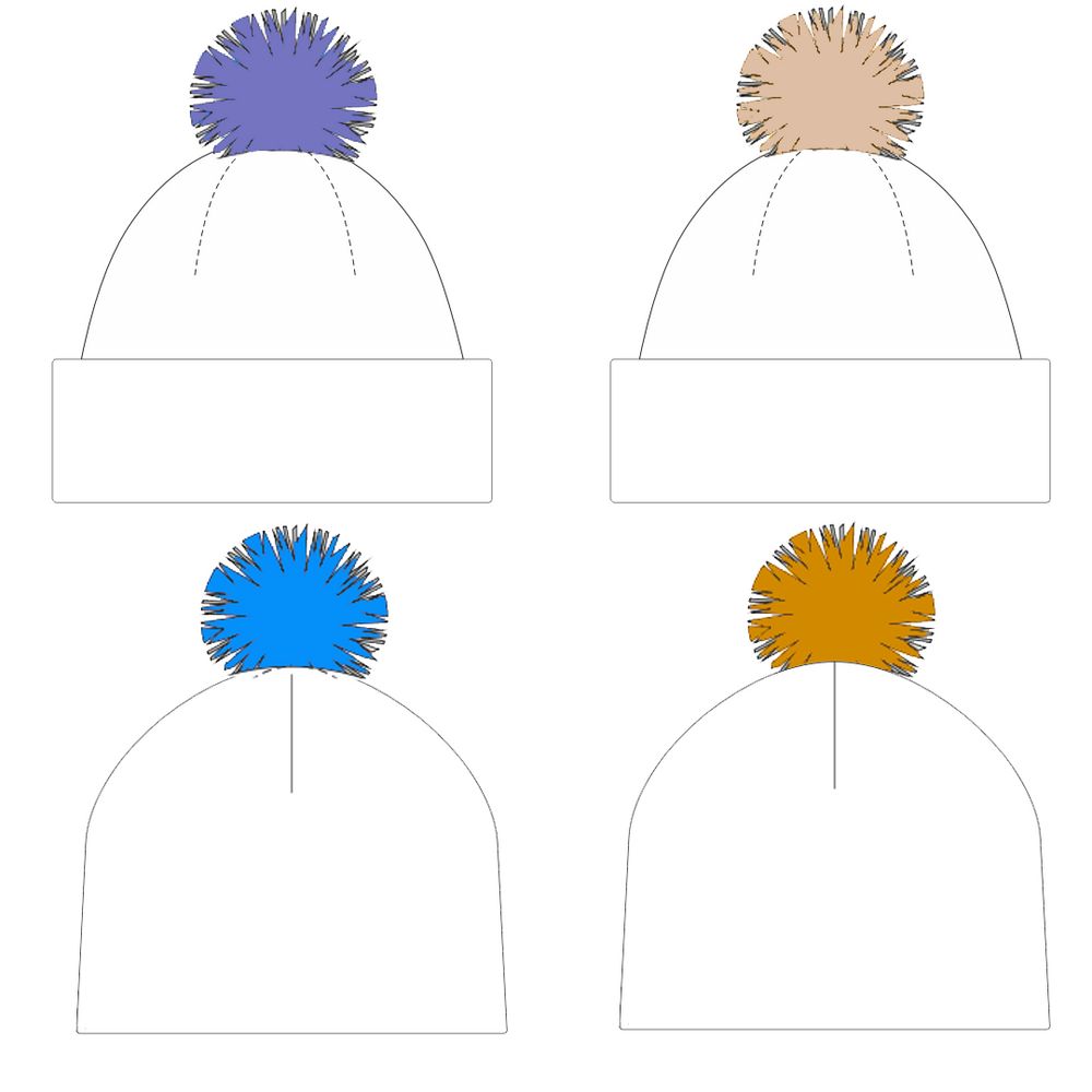 Помпон Bobble, M с логотипом