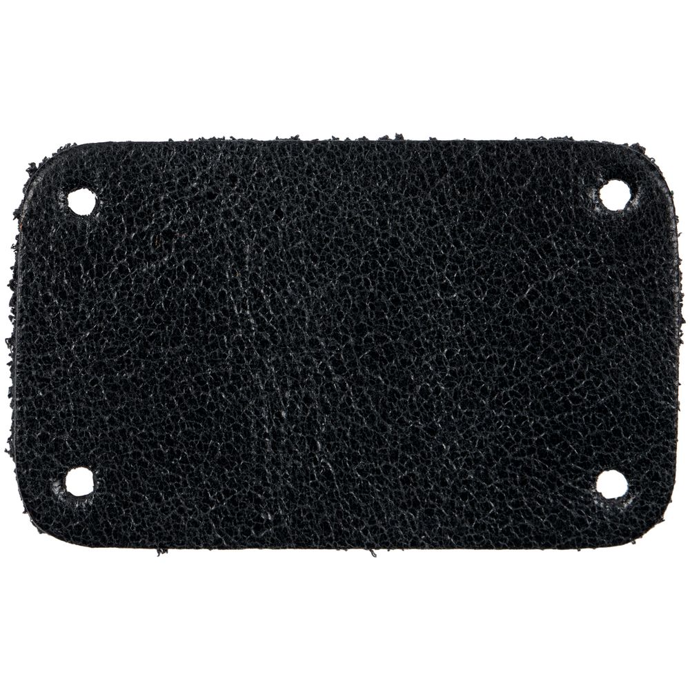 Лейбл кожаный Beta, S, черный с логотипом