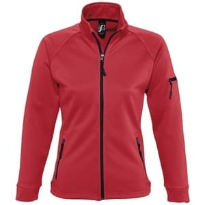 Куртка флисовая женская New Look Women 250, красная с логотипом