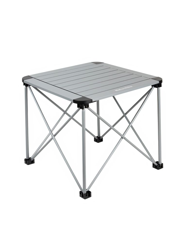 Стол Yamami L03 складной, серый с логотипом