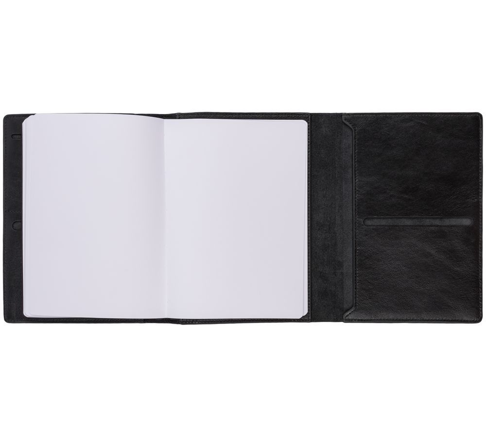 Ежедневники с логотипом с печатью логотипа. Ежедневник-портфолио Napoli, недатированный по цене 6 919 ₽ руб. (артикул 55601.30) Ежедневник-портфолио Napoli, недатированный, черный