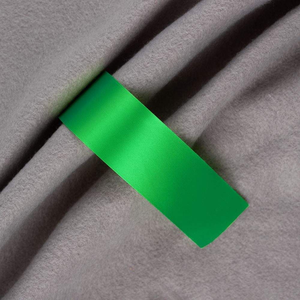 Лента сатиновая Satin 35 XL, зеленая, 160 см с логотипом