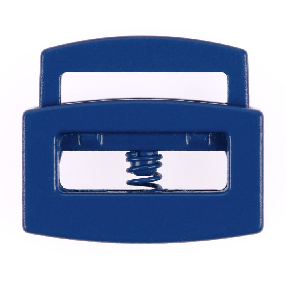 Фиксатор для шнура Latch, синий с логотипом