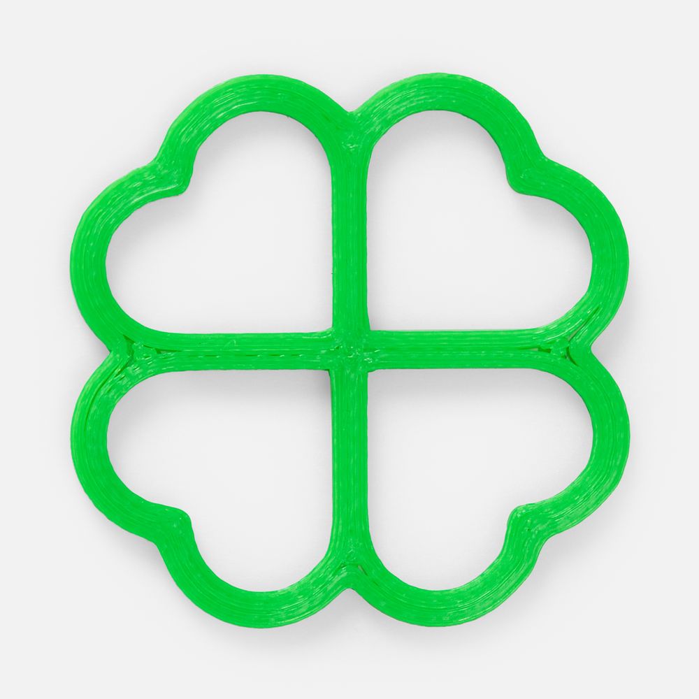 Подвеска Flora, 3D-печать на заказ, клевер с логотипом