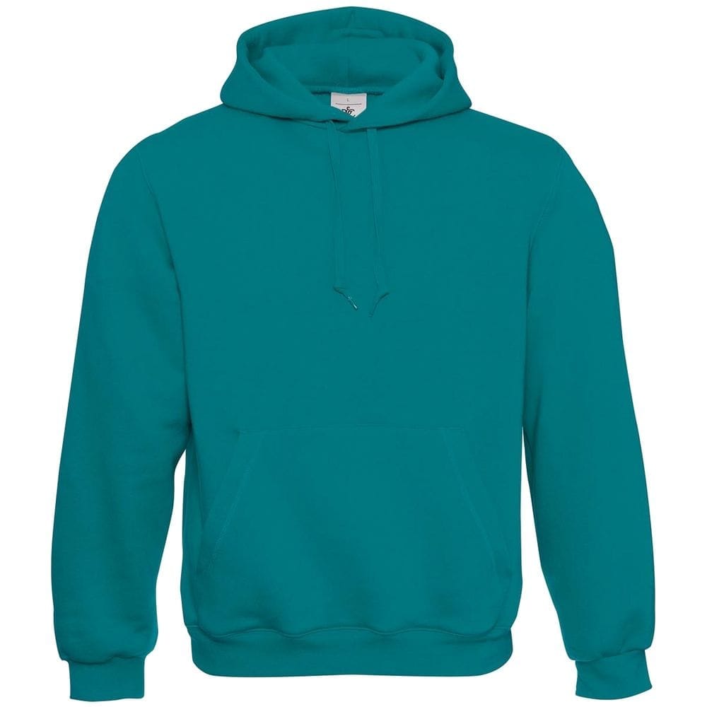 Толстовка Hooded, темно-бирюзовая с логотипом