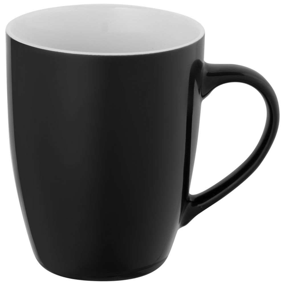 Кружка Good Morning, черная с логотипом