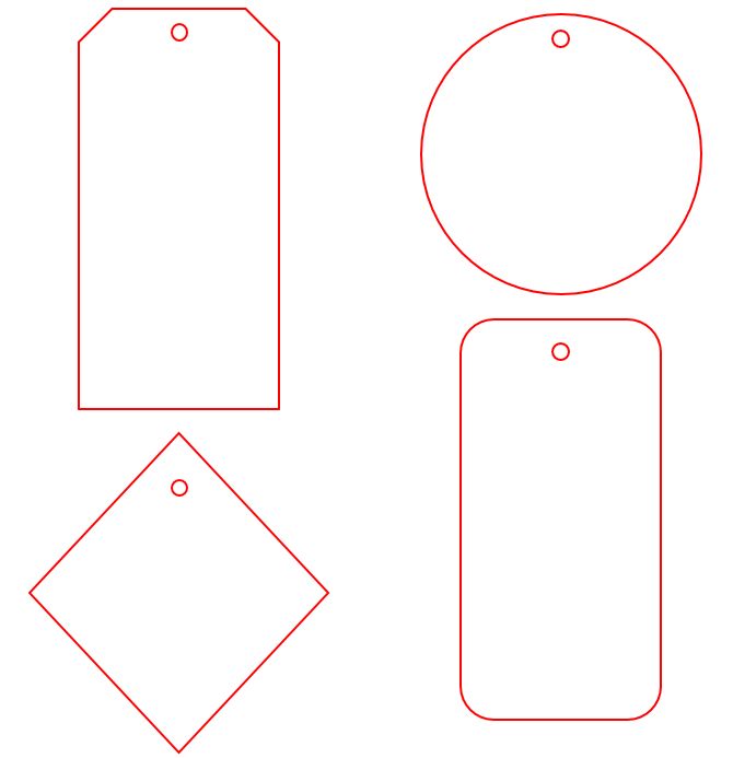 Заготовка из бумаги Paper, S с логотипом