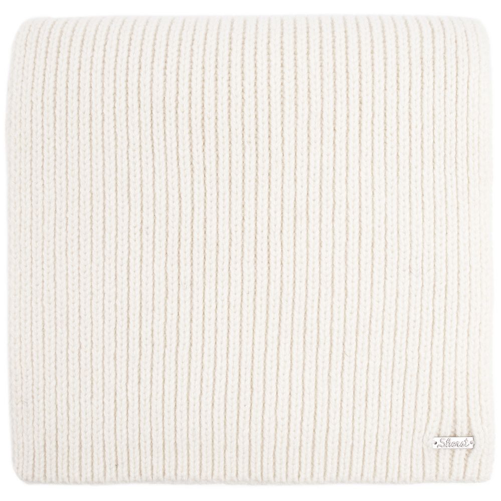 Шарф Tommi, молочно-белый (ванильный) с логотипом