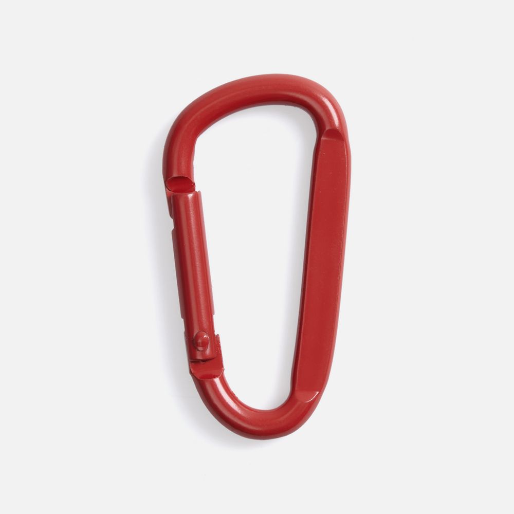 Карабин Raby, красный с логотипом