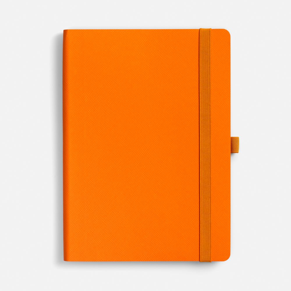 Ежедневник Peel Flex, недатированный, оранжевый с логотипом
