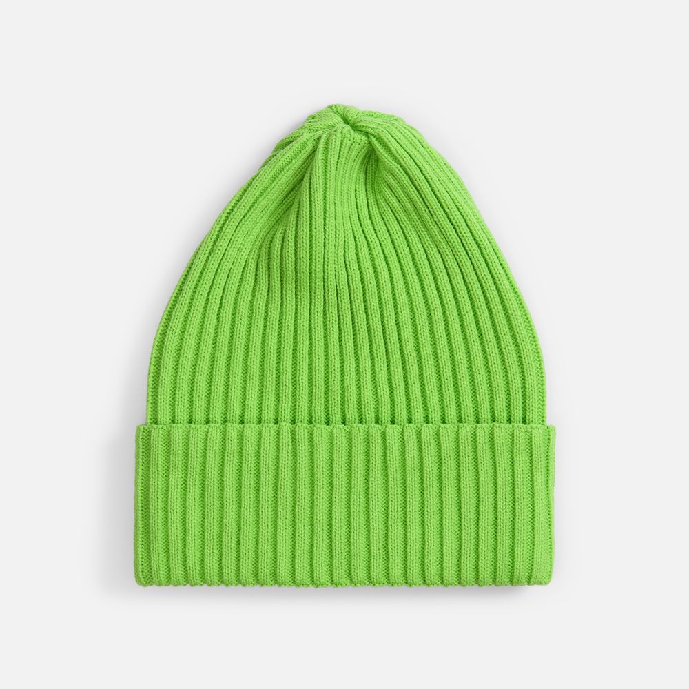 Шапка Yong, светло-зеленая (салатовая) с логотипом