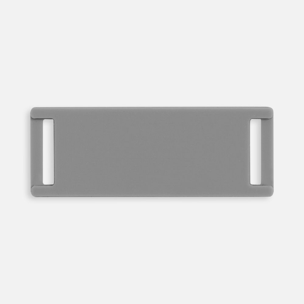 Лейбл из ПВХ Kova, серый с логотипом