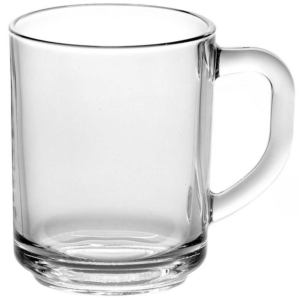 Кружка Enjoy, бесцветная с логотипом