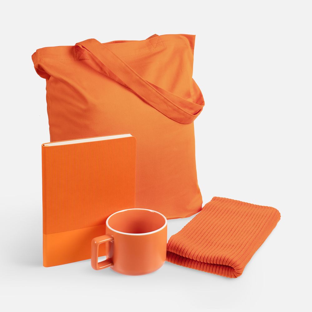 Набор Warm Vale, оранжевый с логотипом