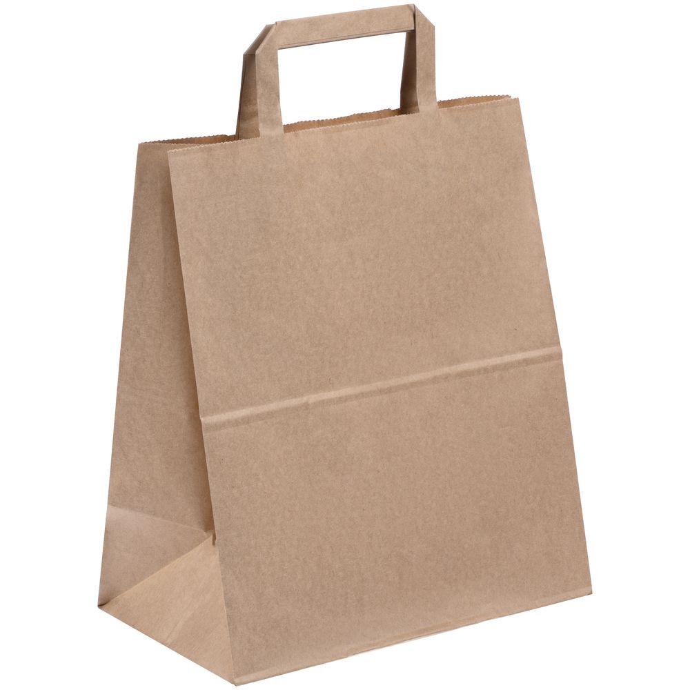 Пакет бумажный Rata, малый, крафт с логотипом