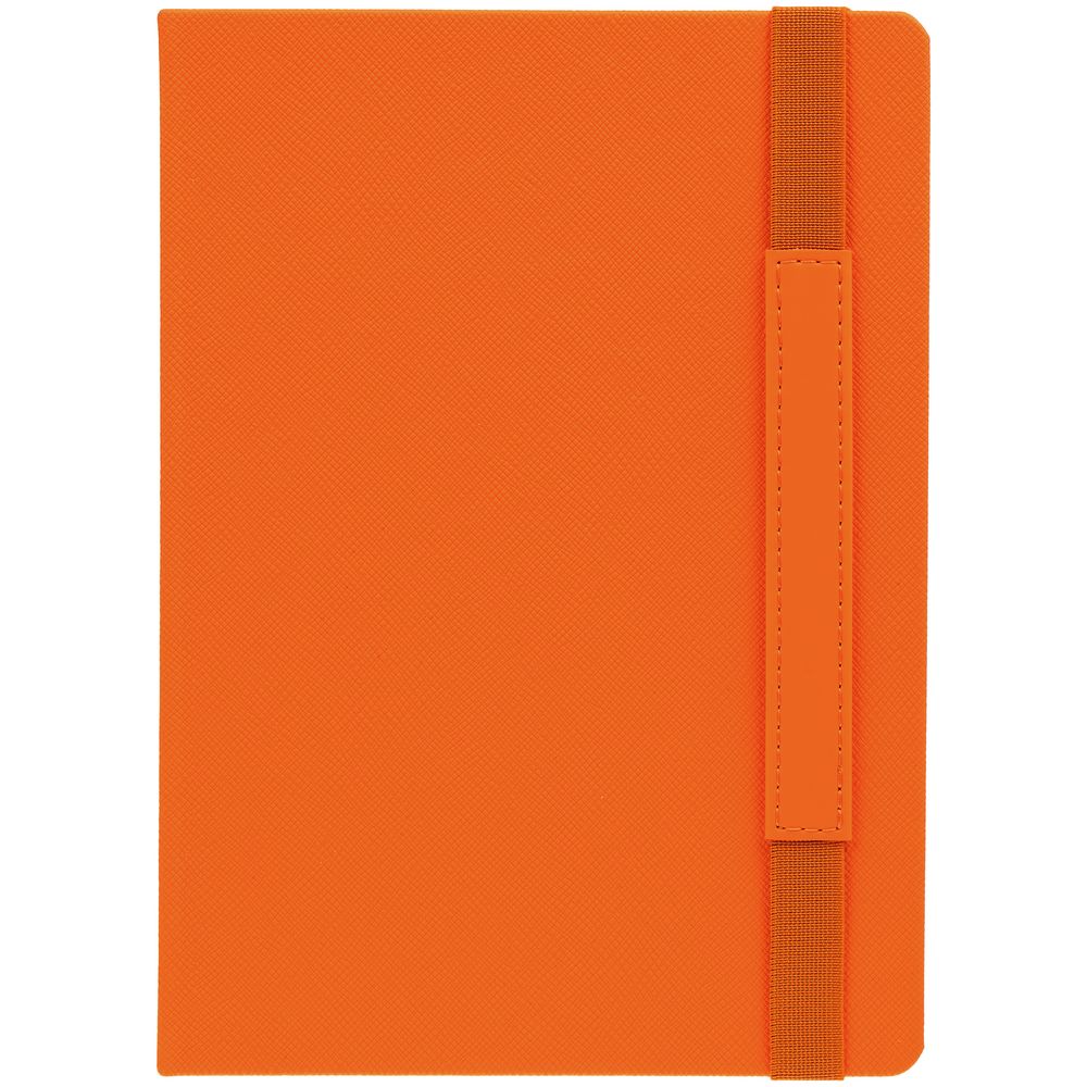 Ежедневник Peel, недатированный, оранжевый с логотипом