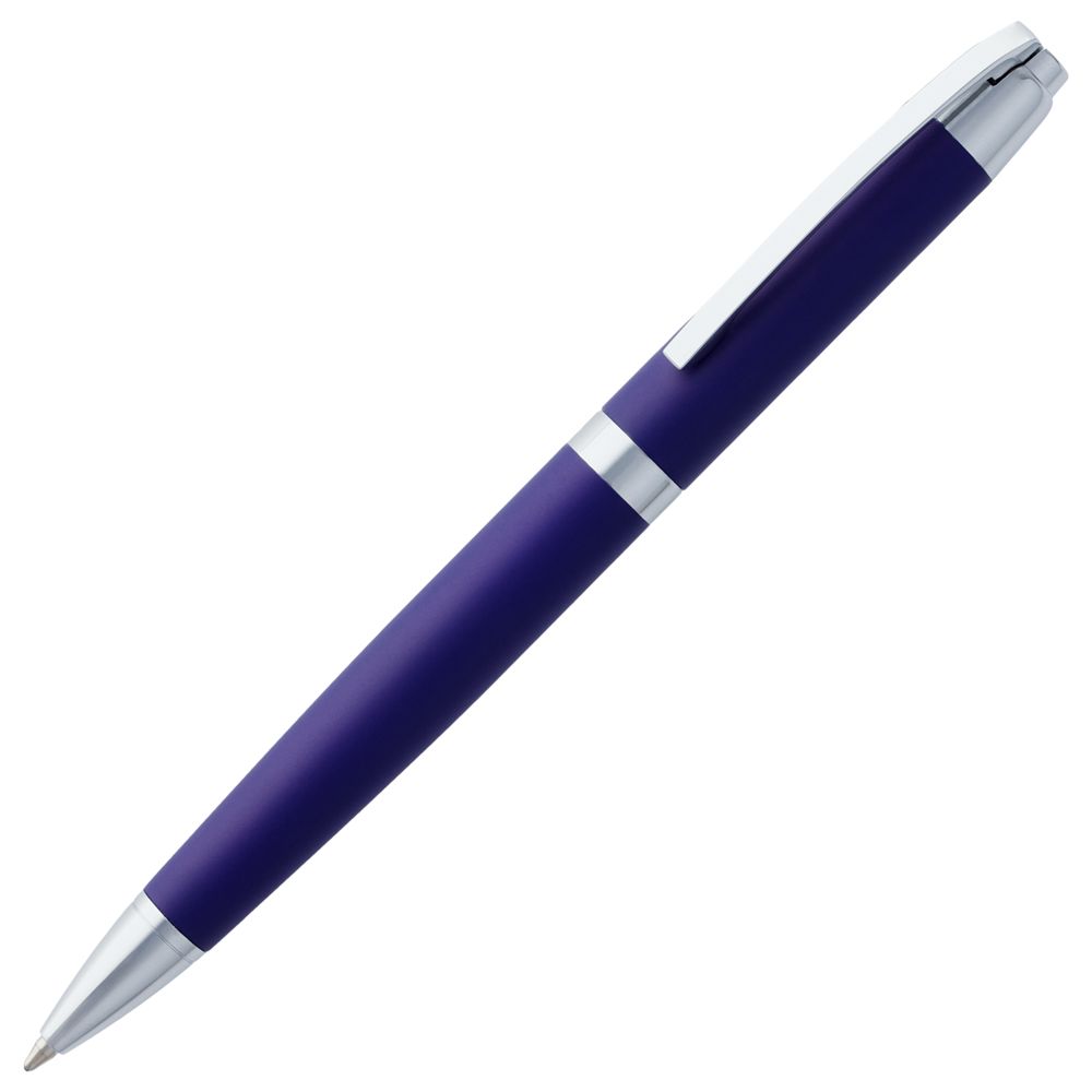 Ручка шариковая Razzo Chrome, ver.2, синий с логотипом