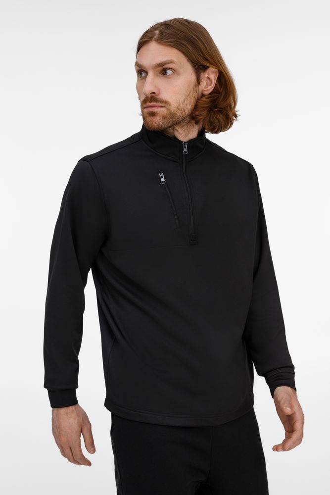 Толстовка унисекс Hike Klondike, черная с логотипом